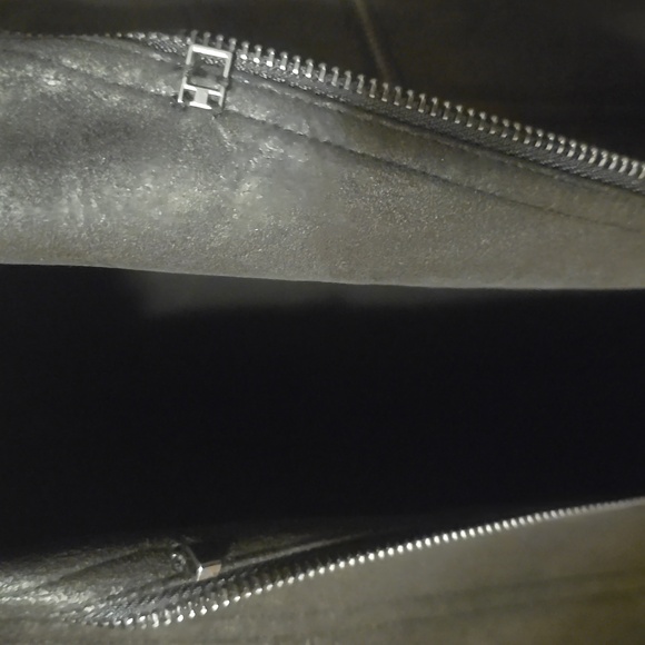 Charlie B Longline Faux Suede Moto Jacket Size L - Picture 9 of 13